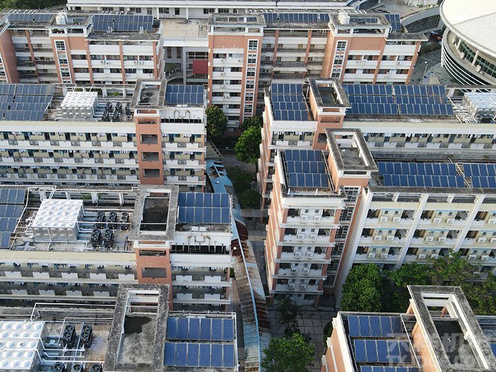 学校太阳能空气能热水工程