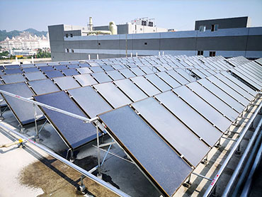 广州番禺工厂太阳能热水工程